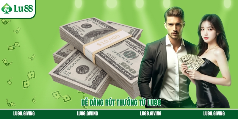 Hệ thống cho phép người chơi có thể rút thưởng thành tiền mặt để sử dụng